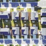 House Roof Solar - aerial photography houses