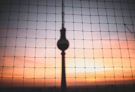 Net Metering Infographic - silhouette photo of hanging decor behind chain link fence at golden hour