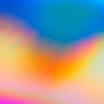 Solar Art Installation - a blurry image of a rainbow colored background