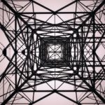 Solar Technology Future - black electrical tower